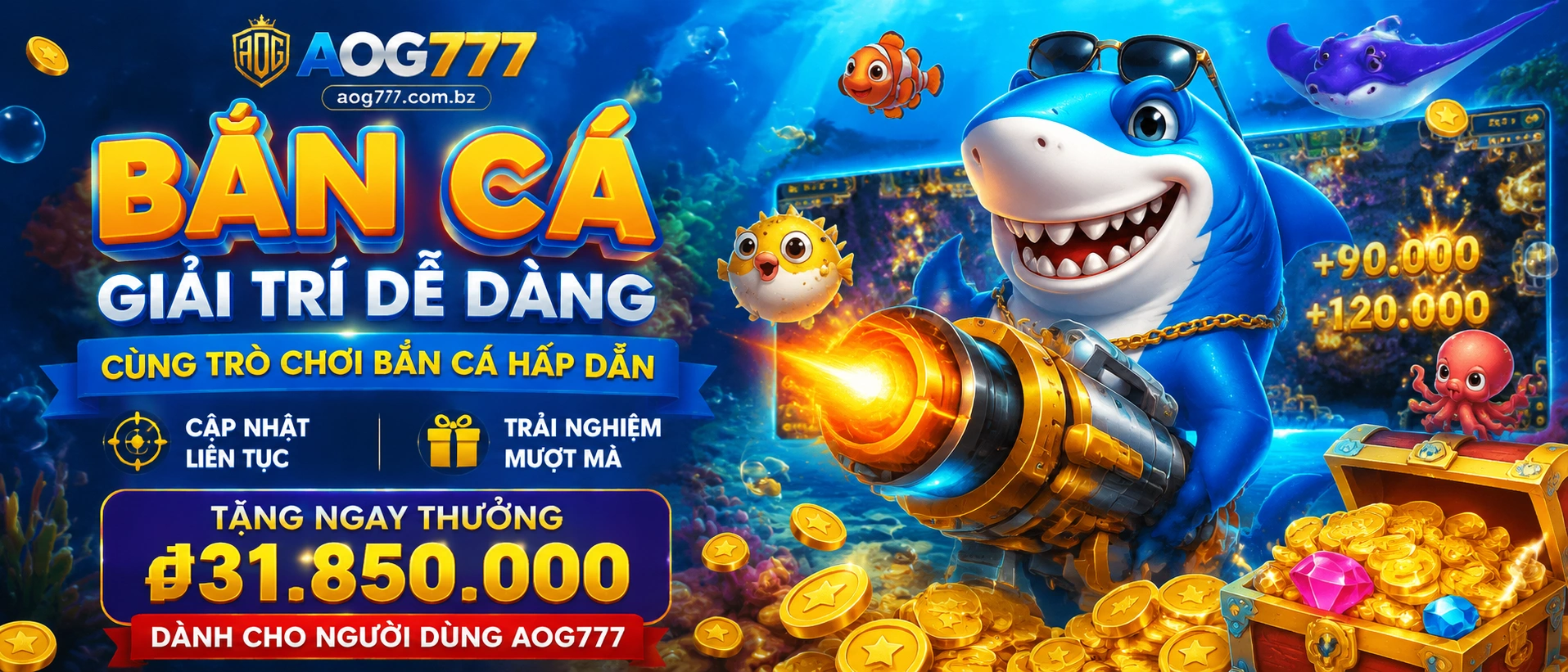 Bắn Cá Jackpot biển xanh