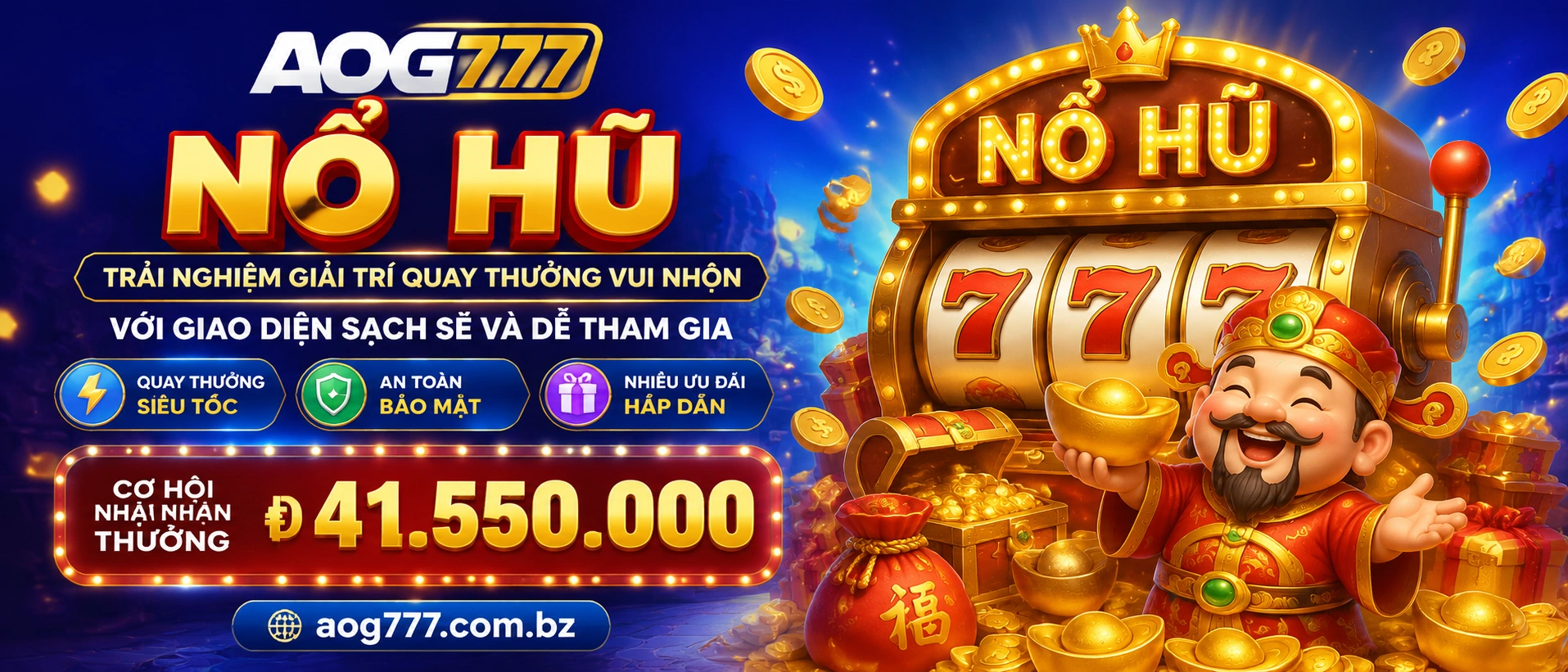 Giao diện Nổ Hũ AOG777
