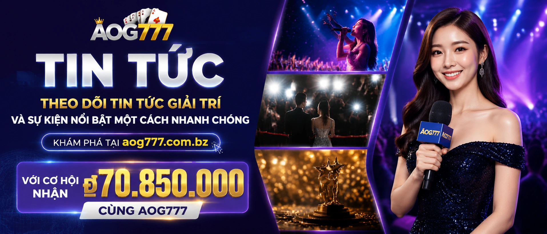 Hình ảnh tin tức AOG777 với bố cục đọc nhanh trên di động