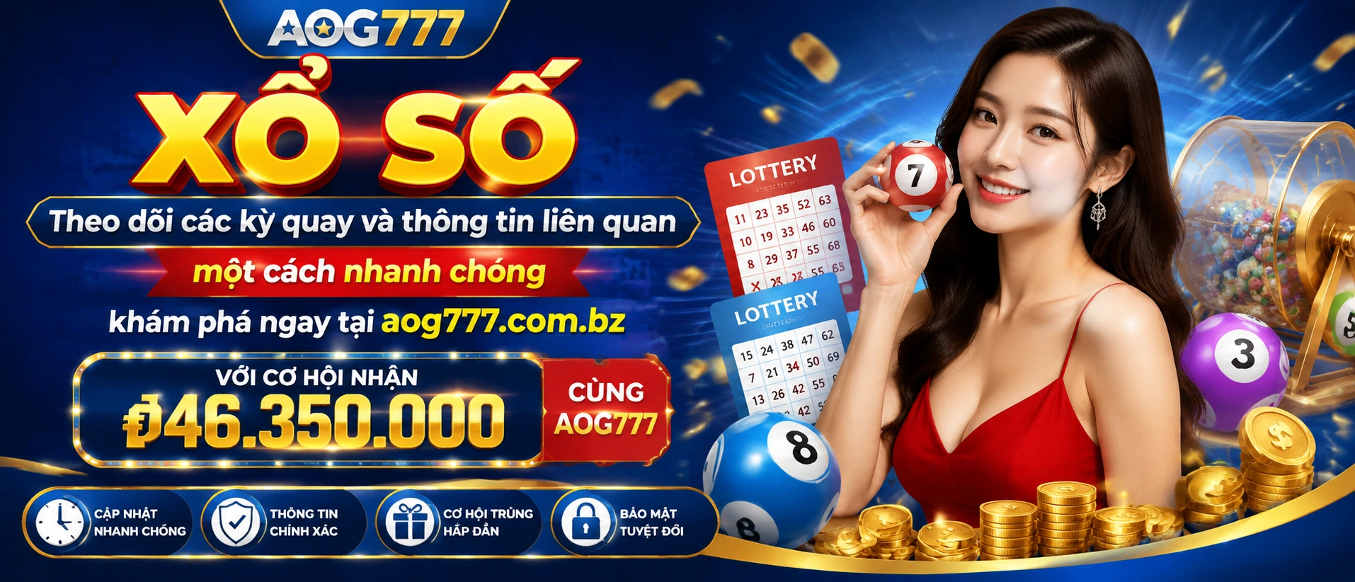 AOG777 Xổ Số trên mobile web dễ tra cứu